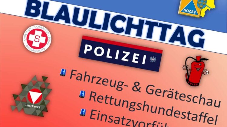 Plakat Blaulicht 2025